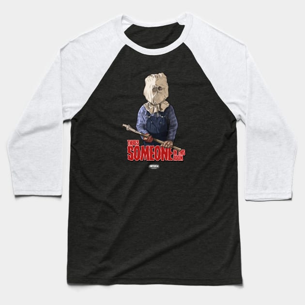 Jason Voorhees (Sackhead) Baseball T-Shirt by AndysocialIndustries